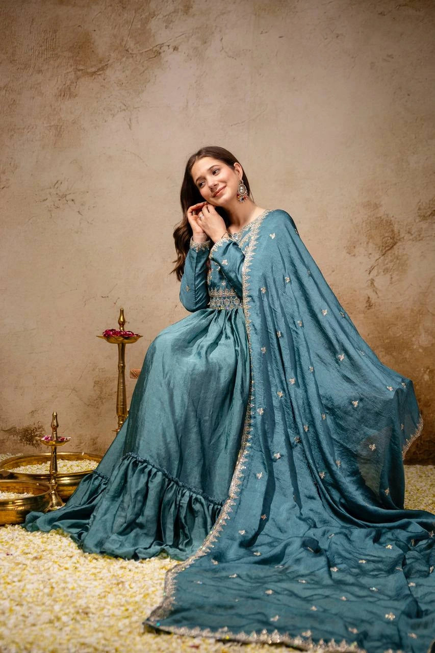 Dark Turquoise Randoli Crush Suit